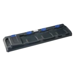 Honeywell CN50 quad battery charger 852-068-011, black multi-bay charging station designed to simultaneously charge four Honeywell CN50 batteries for efficient device management.