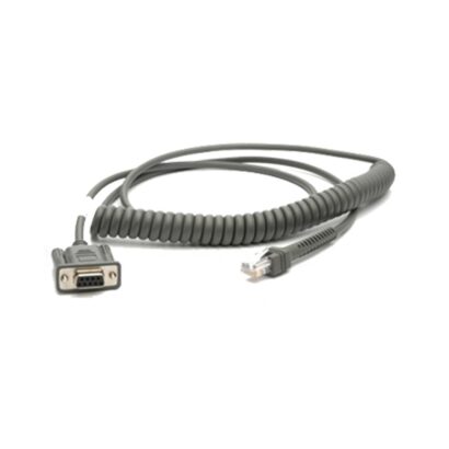 Zebra Rs232 Coiled Cable Cba R49 C09zar