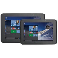 Zebra ET51 and ET56 Windows Enterprise Tablets featuring rugged designs, high-resolution displays, and Windows operating system, ideal for business and industrial applications.