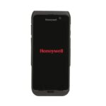 Honeywell CT47 Rugged Handheld Computer with a durable, black design. Featuring a large touchscreen display, the device is built for demanding environments, offering high performance, connectivity, and versatility for industries such as logistics, field service, and manufacturing. The Honeywell logo is visible on the screen.