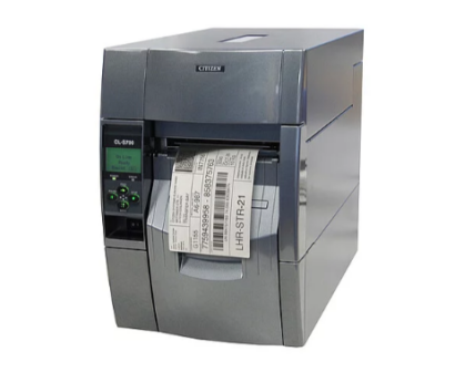Citizen CL-S703RII Industrial Label Printer with internal Peel & Rewind